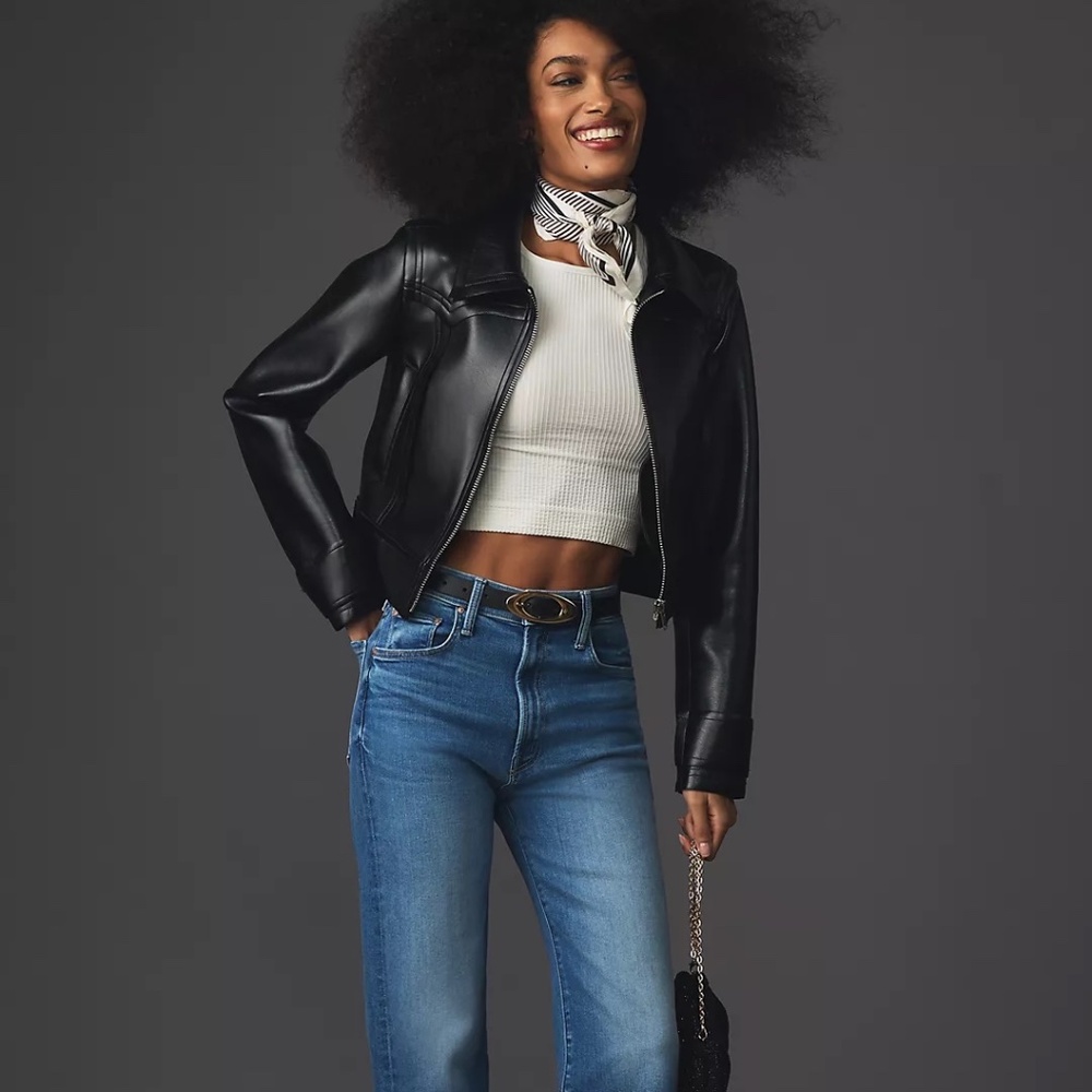 Anthropologie Lil Mother The Rambler High-Rise Flood Jeans